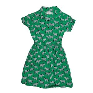 compañia fantastica zebra print dress XS